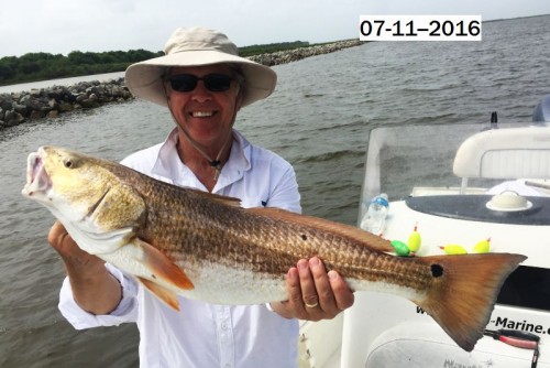 Kevin S,  12# RedFish 07-11-2016